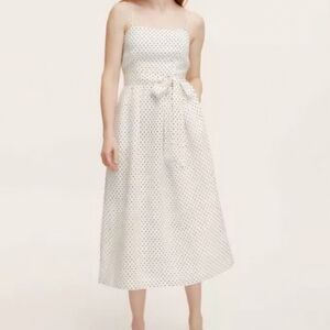 Mini Polka Dot Tie-Waist Midi Dress - Kate Spade x Target Cream/Black xs
